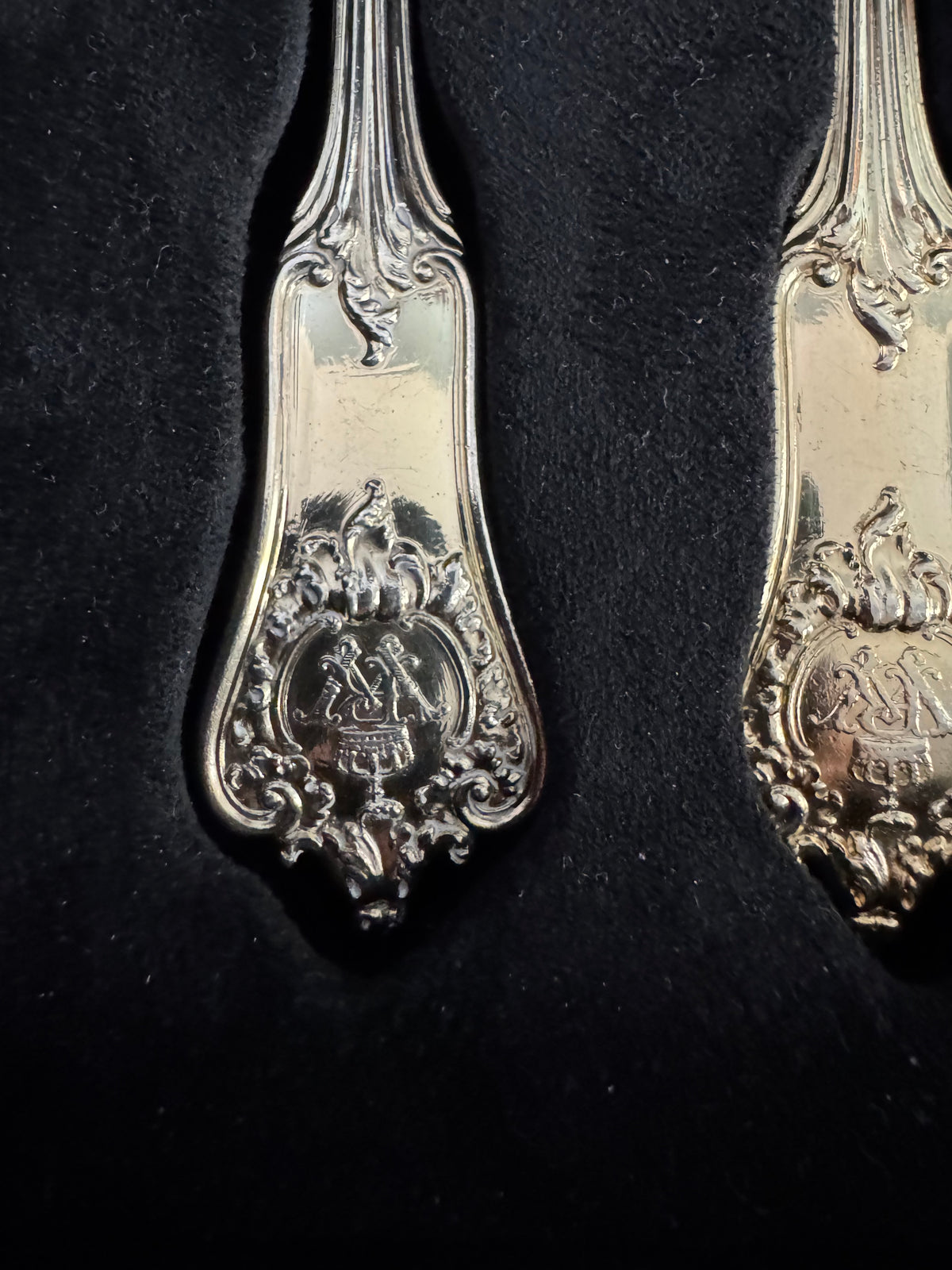 Vergoldetes Silber-Besteck, Rokoko Service, Kaiser Wilhelm II