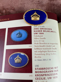 Geschenkbrosche, Kaiser Wilhelm II., ca. 1900