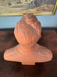 MAX BEZNER Terrakotta-Büste von Kaiser Wilhelm II., Cadinen, datiert 1928