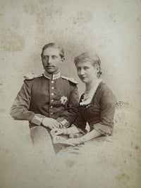Insigne du 25e anniversaire du prince héritier Wilhelm – monogramme A & W, régiment de Hambourg, vers 1884