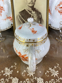 Neuosier Warmwasserkanne, Kaiser Wilhelm II, datiert 1901 + 1911