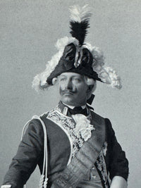 Großer feuervergoldeter Geschenkrahmen mit Widmungsportrait von Kaiser Wilhelm II., 1897