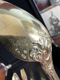 Vergoldetes Silber-Besteck, Rokoko Service, Kaiser Wilhelm II