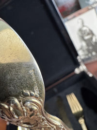 Vergoldetes Silber-Besteck, Rokoko Service, Kaiser Wilhelm II