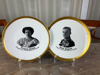 Patriotischer Andenkenteller Victoria Luise und Ernst August  zu Braunschweig und Lüneburg, ca. 1914