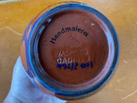 Antike Cadinen Vase in Rot und Blau mit Golddekor aus der kaiserlichen Manufaktur Cadinen