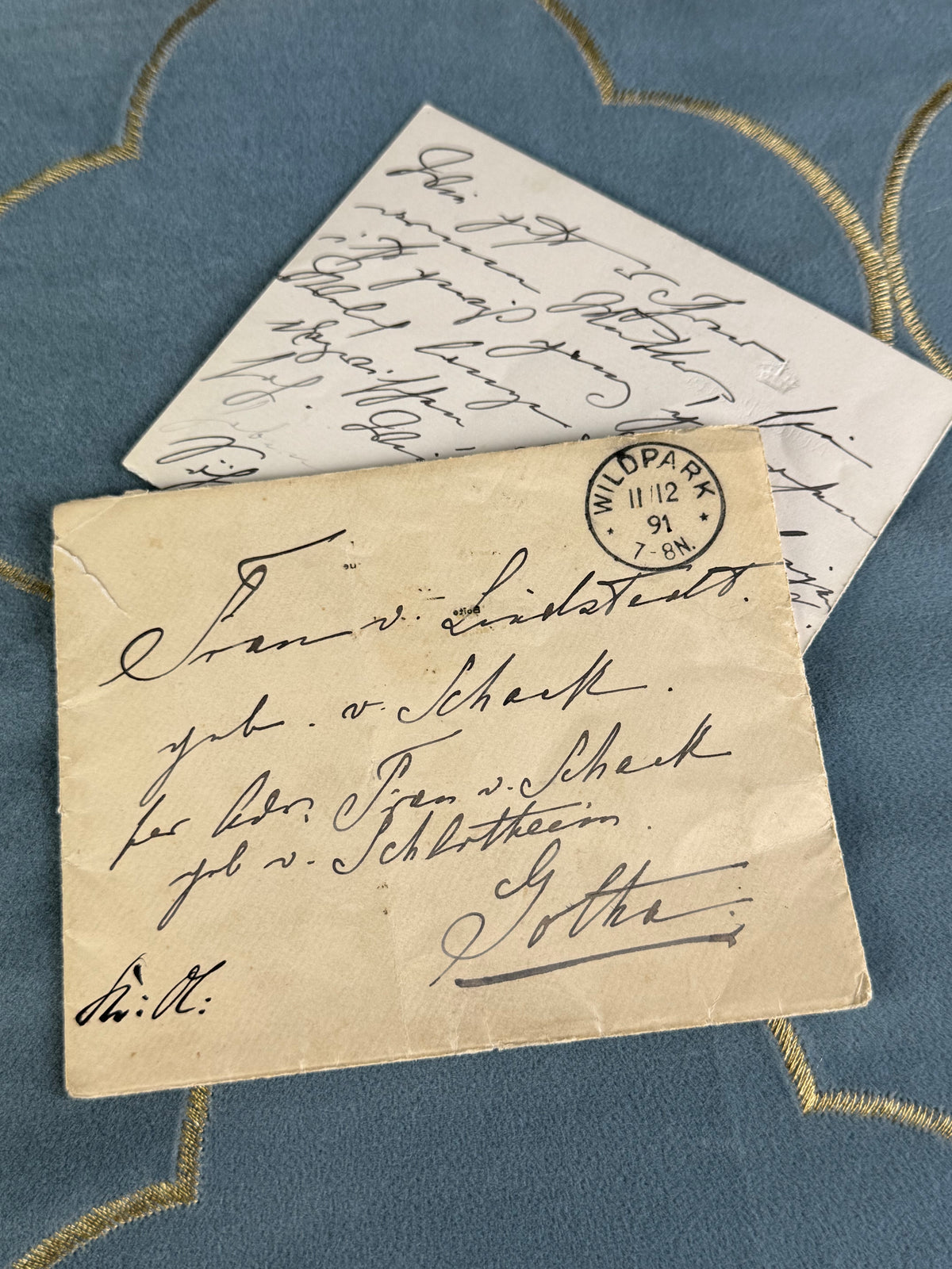 Originalbrief der Kaiserin Auguste Victoria vom 11. Dezember 1891