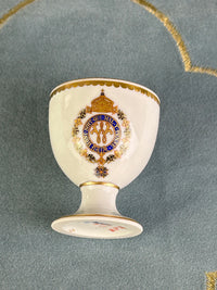 Kaiserlicher Eierbecher von S.M.Y. Hohenzollern, datiert 1904 – Porzellan aus dem Besitz  Kaiser Wilhelm II.
