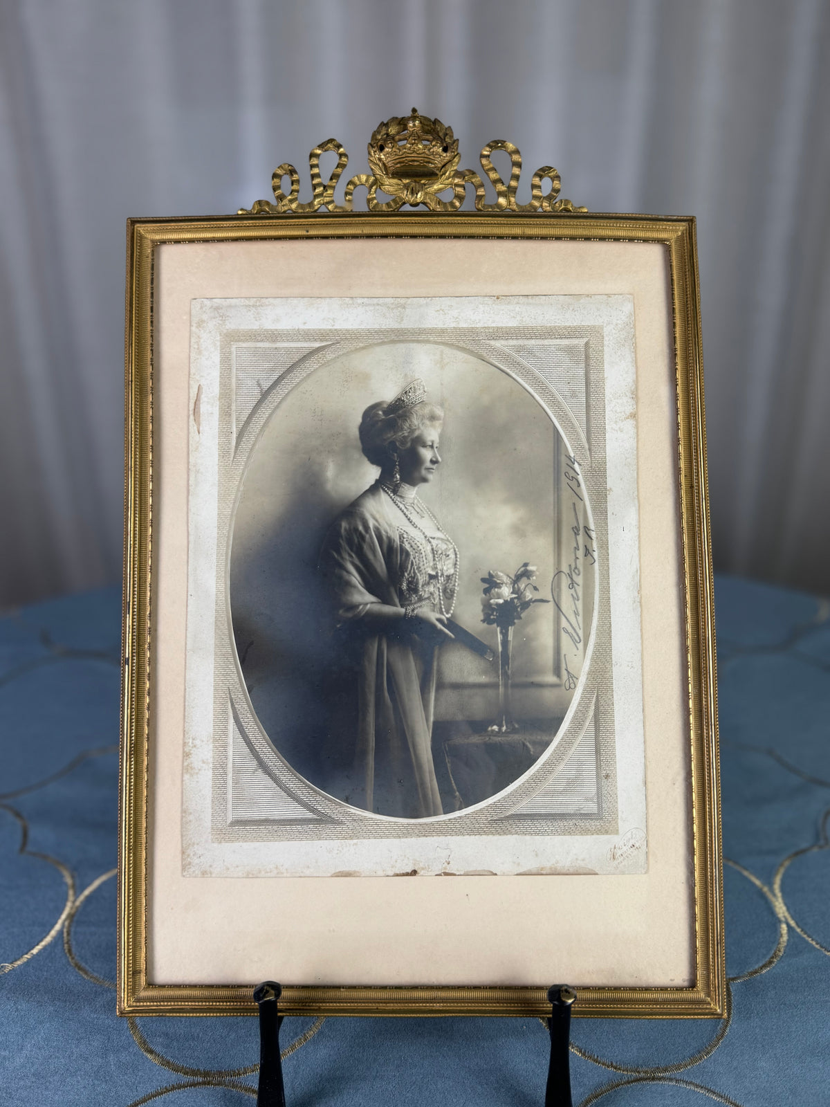 Unterschriebene Fotografie, Kaiserin Auguste Victoria, 1914