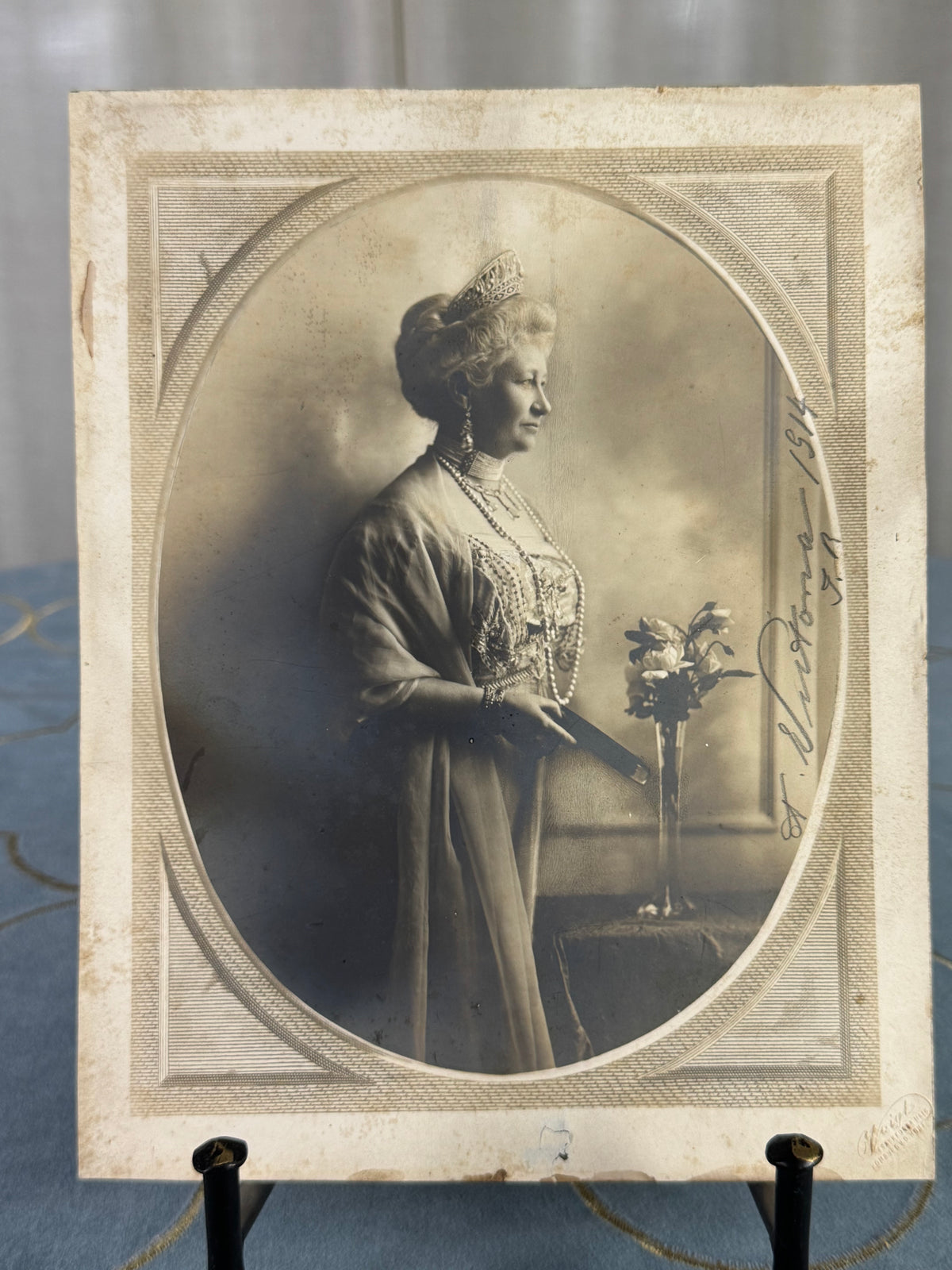 Unterschriebene Fotografie, Kaiserin Auguste Victoria, 1914