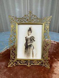 Fotografie im Messingrahmen, Kaiserin Auguste Victoria, ca. 1897