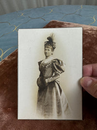Fotografie im Messingrahmen, Kaiserin Auguste Victoria, ca. 1897